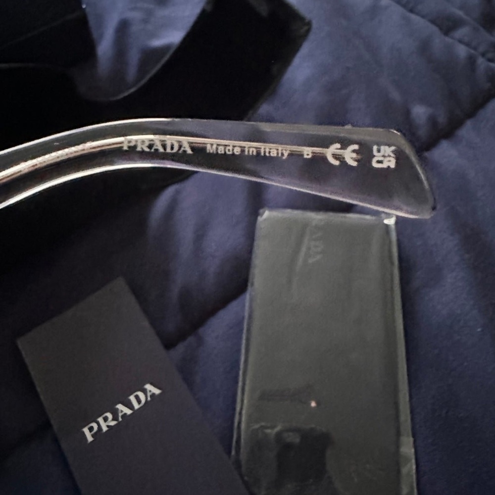 New Prada oversized 57 mm Elegant Pink Sunglasses - Picture 6 of 7